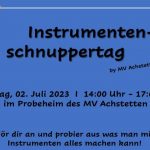 Instrumenten-Schnuppertag